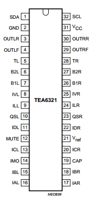 TEA6321 Datasheet PDF Philips Electronics