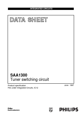 SAA1300 Datasheet PDF Philips Electronics