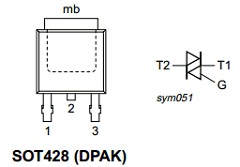 BTA204S-600C Datasheet PDF Philips Electronics