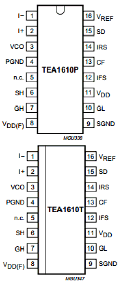 TEA1610 Datasheet PDF Philips Electronics
