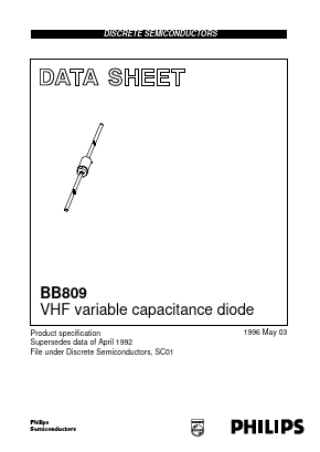 BB809 Datasheet PDF Philips Electronics