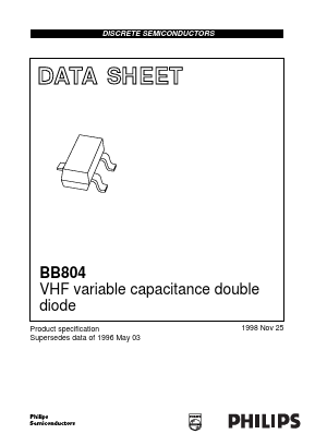 BB804 Datasheet PDF Philips Electronics