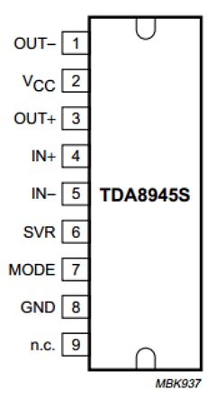 TDA8945S Datasheet PDF Philips Electronics