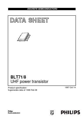 BLT71/8 Datasheet PDF Philips Electronics
