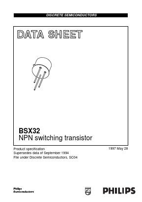 BSX32 Datasheet PDF Philips Electronics