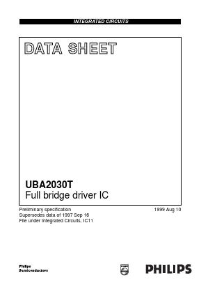 UBA2030T Datasheet PDF Philips Electronics