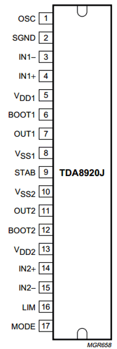 TDA8920J Datasheet PDF Philips Electronics