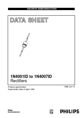 1N4001ID Datasheet PDF Philips Electronics