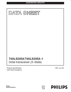 74ALS245A Datasheet PDF Philips Electronics