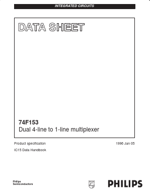 N74F153D Datasheet PDF Philips Electronics