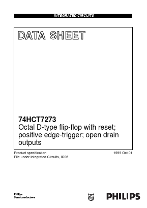 74HCT7273N Datasheet PDF Philips Electronics