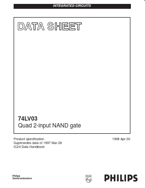 74LV03N Datasheet PDF Philips Electronics