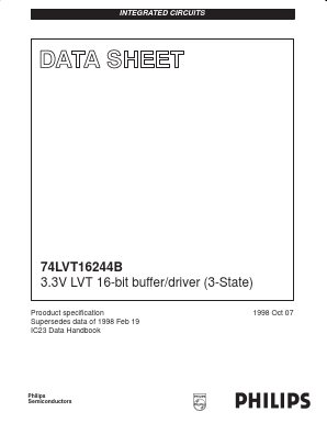 VT16244BDL Datasheet PDF Philips Electronics