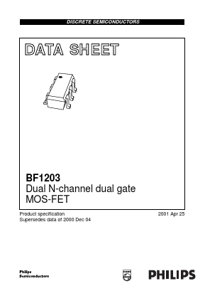 BF1203 Datasheet PDF Philips Electronics
