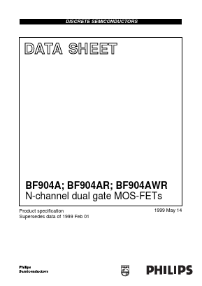 BF904A Datasheet PDF Philips Electronics