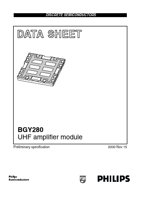BGY280 Datasheet PDF Philips Electronics
