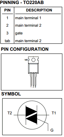 BT139-500 Datasheet PDF Philips Electronics