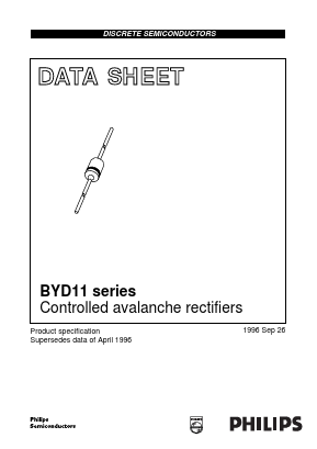 BYD11D Datasheet PDF Philips Electronics