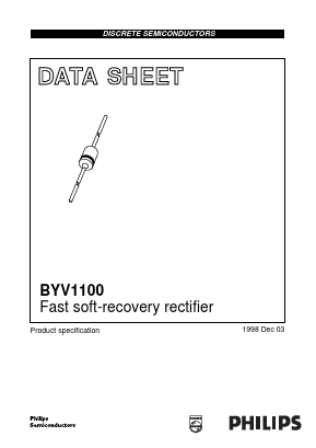 BYV1100 Datasheet PDF Philips Electronics