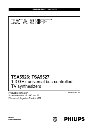 TSA5526AM/C2 Datasheet PDF Philips Electronics