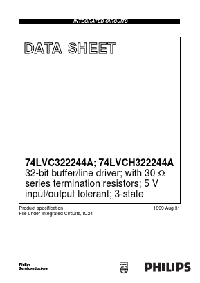 74LVCH322244A Datasheet PDF Philips Electronics