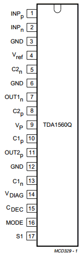 TDA1560 Datasheet PDF Philips Electronics