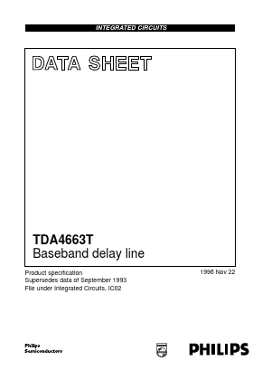 TDA4663T Datasheet PDF Philips Electronics