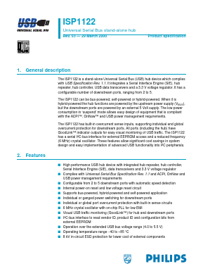 ISP1122NB Datasheet PDF Philips Electronics