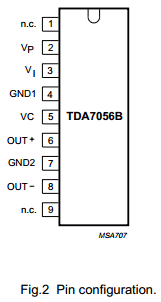 TDA7056B Datasheet PDF Philips Electronics