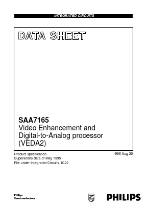 SAA7165 Datasheet PDF Philips Electronics