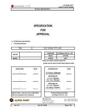 LP104S5 Datasheet PDF Philips Electronics