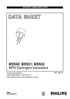 BSS51 Datasheet PDF Philips Electronics