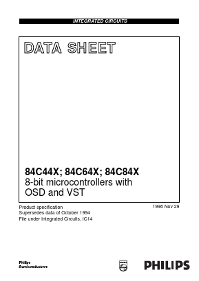 84C440 Datasheet PDF Philips Electronics
