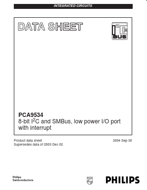 PCA9534BS Datasheet PDF Philips Electronics