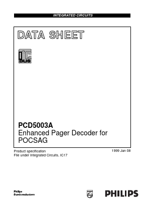 PCD5003A Datasheet PDF Philips Electronics