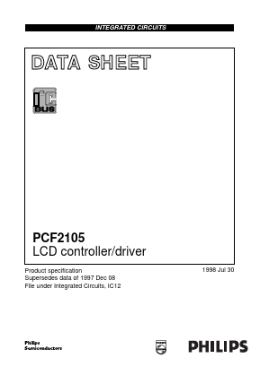 PCF2105MU/2 Datasheet PDF Philips Electronics