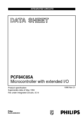 PCF84C85AT Datasheet PDF Philips Electronics