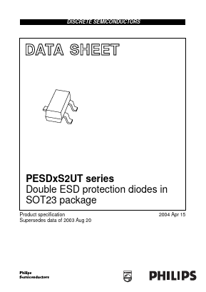 PESD24VS2UT Datasheet PDF Philips Electronics