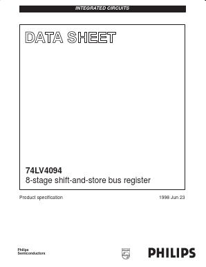 74LV4094D Datasheet PDF Philips Electronics