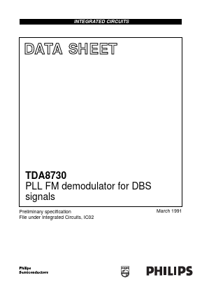 TDA8730 Datasheet PDF Philips Electronics