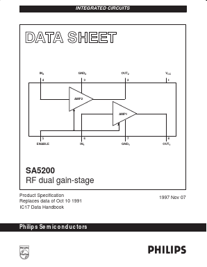 SA5200D Datasheet PDF Philips Electronics