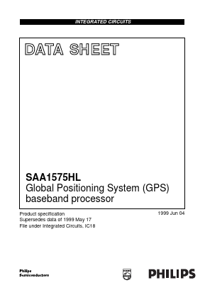 SAA1575HL Datasheet PDF Philips Electronics