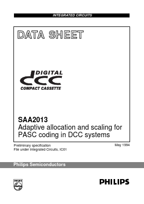 SAA2013 Datasheet PDF Philips Electronics