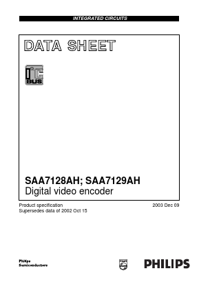 SAA7129A Datasheet PDF Philips Electronics