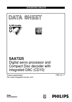 SAA7325 Datasheet PDF Philips Electronics