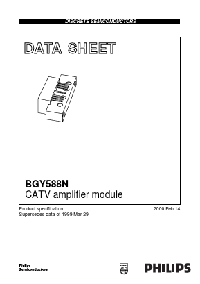 BGY588N Datasheet PDF Philips Electronics