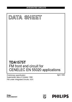 TDA1575T Datasheet PDF Philips Electronics