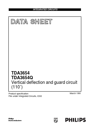TDA3654 Datasheet PDF Philips Electronics