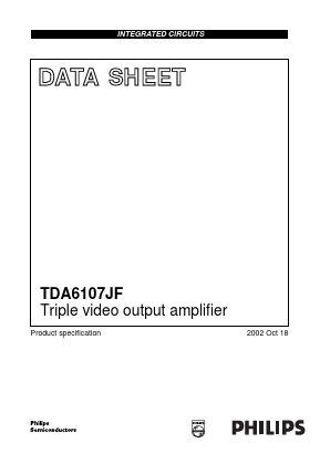 TDA6107JF Datasheet PDF Philips Electronics