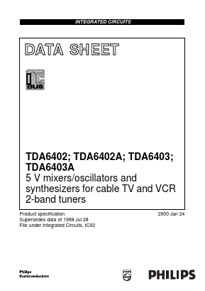 TDA6403AM/C1 Datasheet PDF Philips Electronics